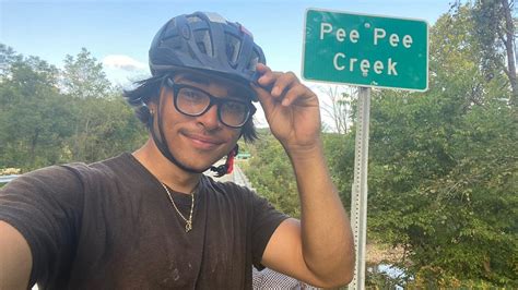 poo poo point pee pee creek|This cyclist rode 4,000km from Poo Poo Point to Pee Pee Creek